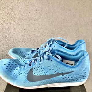 Nike Zoom Victory Elite 2‎ Track Blue Size 11.5 Removable Spikes 835998-446